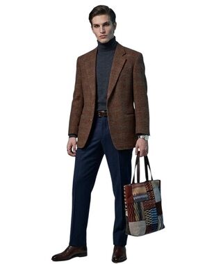 Missoni Brown Tweed Sport Coat